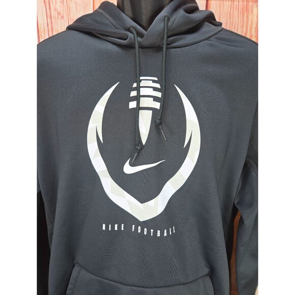 Nike Football Dri-Fit Pullover Hoodie Large Black New NWOT - Picture 3 of 8